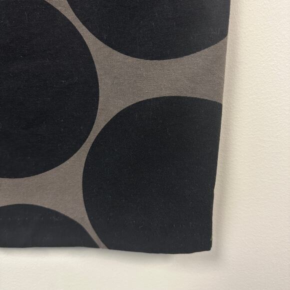 Boden Gray Black Large Polka Dot Pencil Skirt Print Office Mod Twee Preppy Sz 12 - Picture 3 of 5